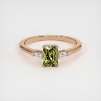 0.88 Ct. Gemstone Ring, 14K Rose Gold 1