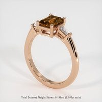 1.57 Ct. Gemstone Ring, 14K Rose Gold 2