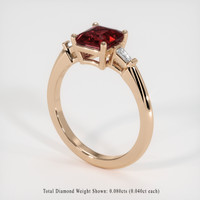 1.71 Ct. Gemstone Ring, 14K Rose Gold 2