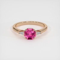 0.81 Ct. Gemstone Ring, 14K Rose Gold 1