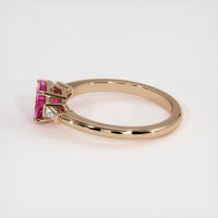 0.81 Ct. Gemstone Ring, 14K Rose Gold 4