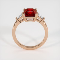 3.01 Ct. Ruby Ring, 14K Rose Gold 3