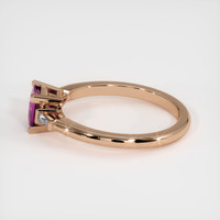 0.72 Ct. Ruby Ring, 14K Rose Gold 4