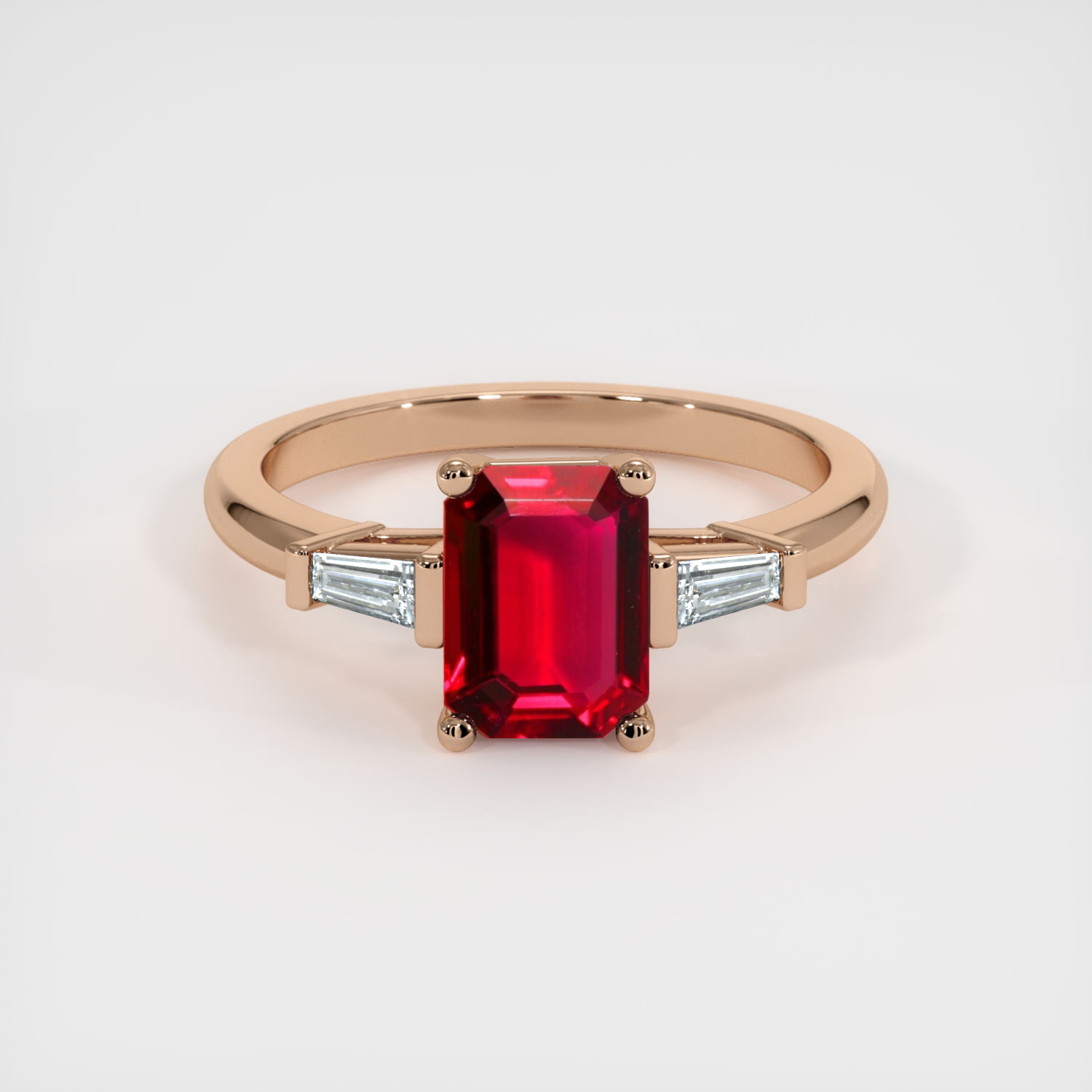 14k Gold Ruby Engagement Ring Set, Emerald Cut Art Deco Ruby Proposal Ring 2024 Set, 9K/14K/18K Rose Gold Vintage Ruby Ring,Ruby Ring Set For Her