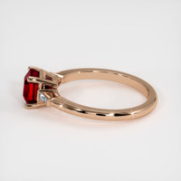 1.65 Ct. Ruby Ring, 14K Rose Gold 4