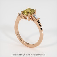 1.77 Ct. Gemstone Ring, 18K Rose Gold 2