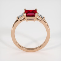 1.26 Ct. Ruby Ring, 18K Rose Gold 3