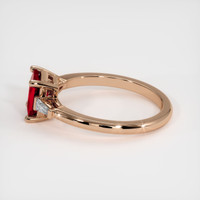 1.26 Ct. Ruby Ring, 18K Rose Gold 4