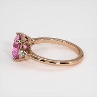 2.11 Ct. Sapphire Ring, 18K Rose Gold 4