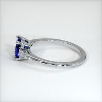 1.93 Ct. Blue Sapphire Ring, 10K White Gold 4