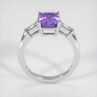 2.67 Ct. Purple Spinel Ring, 10K White Gold 3