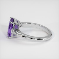 2.67 Ct. Purple Spinel Ring, 10K White Gold 4