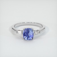 1.46 Ct. Sapphire Ring, 14K White Gold 1