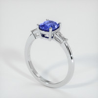1.46 Ct. Sapphire Ring, 14K White Gold 2