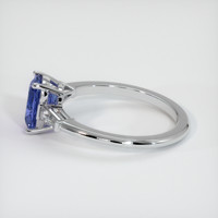 2.77 Ct. Blue Sapphire Ring, 14K White Gold 4