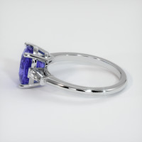 3.00 Ct. Color Change Sapphire Ring, 14K White Gold 4