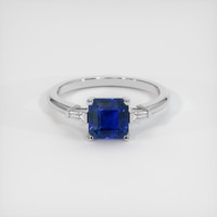 1.57 Ct. Sapphire Ring, 14K White Gold 1