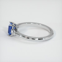 0.66 Ct. Sapphire Ring, 14K White Gold 4