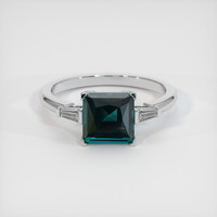 1.63 Ct. Gemstone Ring, 14K White Gold 1