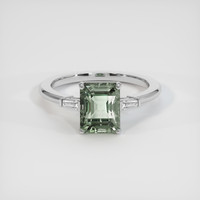 3.80 Ct. Gemstone Ring, 14K White Gold 1