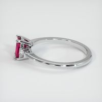 0.50 Ct. Ruby Ring, 14K White Gold 4