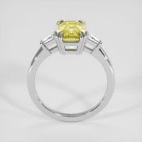 3.05 Ct. Yellow Sapphire Ring, 14K White Gold 3