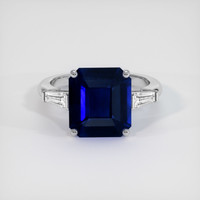 4.51 Ct. Sapphire Ring, 14K White Gold 1
