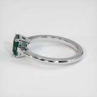 1.18 Ct. Sapphire Ring, 14K White Gold 4