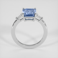 3.99 Ct. Violet Sapphire Ring, 14K White Gold 3