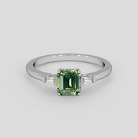 1.61 Ct. Bi Color Sapphire Ring, 14K White Gold 1