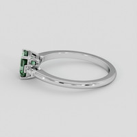 1.61 Ct. Bi Color Sapphire Ring, 14K White Gold 4