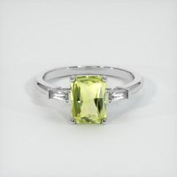 1.66 Ct. Sapphire Ring, 14K White Gold 1