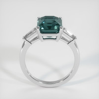 4.11 Ct. Sapphire Ring, 14K White Gold 3