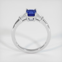 1.27 Ct. Blue Sapphire Ring, 18K White Gold 3