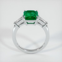 2.18 Ct. Emerald Ring, 18K White Gold 3