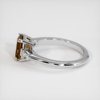 1.57 Ct. Gemstone Ring, 18K White Gold 4