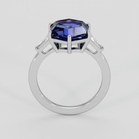 4.88 Ct. Blue Tanzanite Ring, 18K White Gold 3