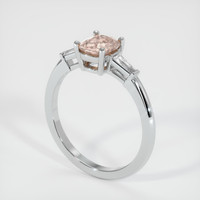 1.02 Ct. Sapphire Ring, 18K White Gold 2