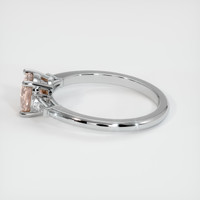 1.02 Ct. Sapphire Ring, 18K White Gold 4