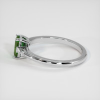 0.55 Ct. Sapphire Ring, 18K White Gold 4