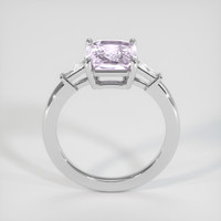 3.02 Ct. Pink Sapphire Ring, 18K White Gold 3