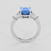 2.58 Ct. Color Change Sapphire Ring, 18K White Gold 3