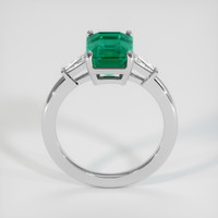 2.72 Ct. Emerald Ring, 18K White Gold 3