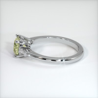 1.11 Ct. Sapphire Ring, 18K White Gold 4