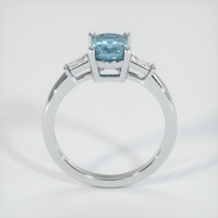 1.38 Ct. Sapphire Ring, 18K White Gold 3