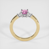1.04 Ct. Pink Sapphire Ring, 18K White & Yellow 3