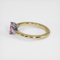 1.04 Ct. Pink Sapphire Ring, 18K White & Yellow 4