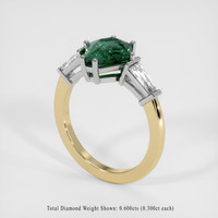 2.78 Ct. Sapphire Ring, 18K White & Yellow 2