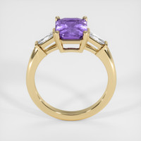 2.67 Ct. Purple Spinel Ring, 10K Yellow Gold 3
