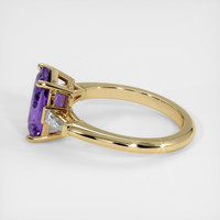 2.67 Ct. Purple Spinel Ring, 10K Yellow Gold 4